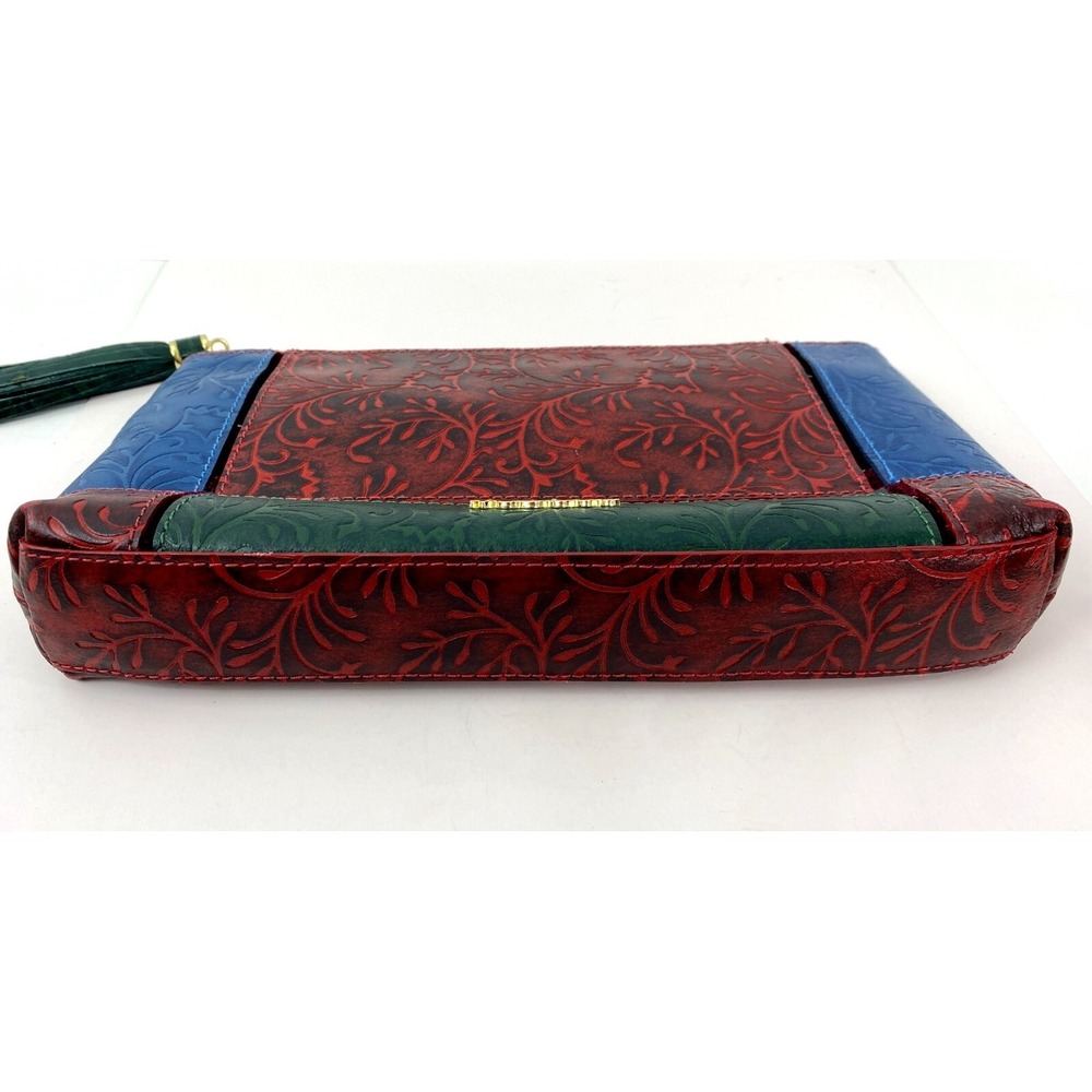 NEW Holii Genuine Leather Wallet Clutch Purse Handcrafted Tooled Handbag Bag - Picture 7 of 7